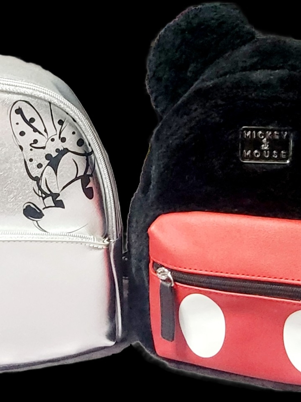 Two Disney world Backpacks Mickey And Minnie